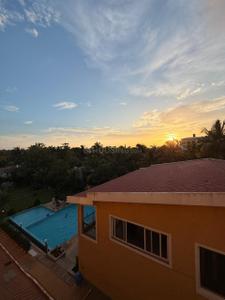 Balcony Image of 580 Sq.ft 1 BHK Apartment / Flat for rent in Veera Prestige, Candolim Goa for Rs. 55000