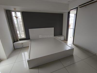 Bedroom Image of 1050 Sq.ft 3 BHK Apartment / Flat for rent in J CON Shubh Gruh, Tulsi Park Rajkot for Rs. 25000