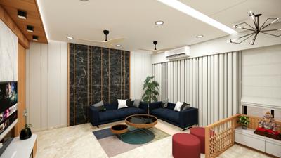 Living Room Image of 2550 Sq.ft 3 BHK Apartment / Flat for rent in Vinayak Courtyard , PDPU Road Gandhinagar for Rs. 49000