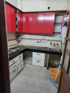 Kitchen Image of 320 Sq.ft 1 RK Builder Floor for rent in Karol Bagh New Delhi for Rs. 12094