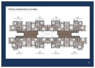 Image of 490 Sq.ft 1 BHK Apartment / Flat for sale in Mehta Cornerstone, Kalyan West, Kalyan for Rs. 5200000
