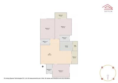 Image of 1606 Sq.ft 3 BHK Apartment / Flat for sale in Skyline Magnolia, Horamavu, Bengaluru for Rs. 16530000