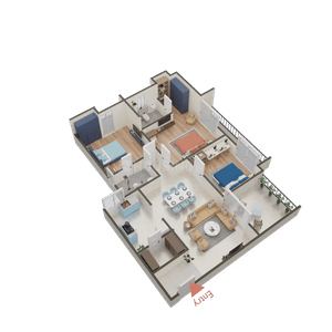Image of 1000 Sq.ft 2 BHK Apartment / Flat for sale in Ashiana Amarah, Sector 93, Gurgaon for Rs. 17400000