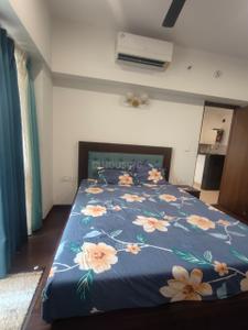 Bedroom Image of 640 Sq.ft 1 RK Studio for rent in Lodha Belmondo, Gahunje Pune for Rs. 35000