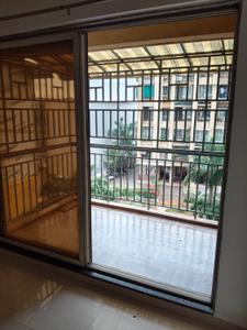 Balcony Image of 620 Sq.ft 1 BHK Apartment / Flat for rent in Rutu Riverview Classic, Kalyan West Kalyan for Rs. 13500