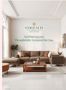 Image of 1285 Sq.ft 2 BHK Apartment / Flat for sale in Earthcon Emerald Gardens, Vasant Kunj, Lucknow for Rs. 7183150