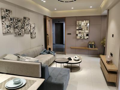 Living Room Image of 1249 Sq.ft 2 BHK Apartment / Flat for sale in Solitaire Vista, Gota Ahmedabad for Rs. 6200000