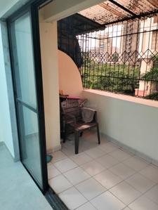 Balcony Image of 610 Sq.ft 1 BHK Apartment / Flat for rent in Gala Highland Residency, Thane West Thane for Rs. 26000