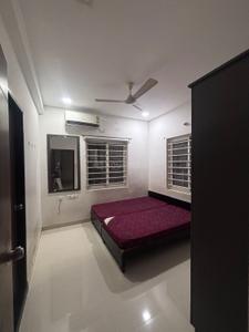 Bedroom Image of 1200 Sq.ft 2 BHK Apartment / Flat for rent in Madhapur Hyderabad for Rs. 40000