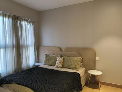 Bedroom Image of 1380 Sq.ft 3 BHK Apartment / Flat for rent in Omkar Veda Exclusive, Parel Mumbai for Rs. 180000