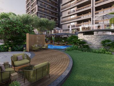 Image of 1100 Sq.ft 3 BHK Apartment / Flat for sale in Samatva Magnolia, Ognaj, Ahmedabad for Rs. 11500000