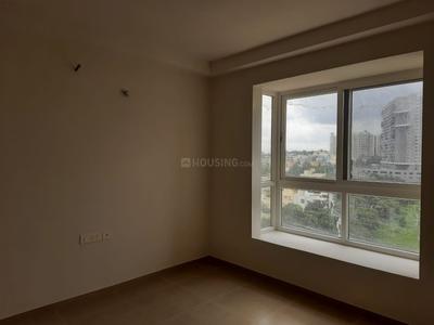Bedroom Image of 750 Sq.ft 1 BHK Apartment / Flat for rent in Bhartiya Nikoo Homes Phase 2, Thanisandra Bengaluru for Rs. 32000