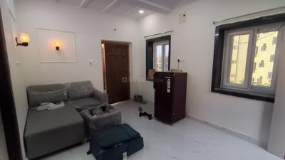 Living Room Image of 750 Sq.ft 1 BHK Apartment / Flat for rent in Gachibowli Hyderabad for Rs. 28000