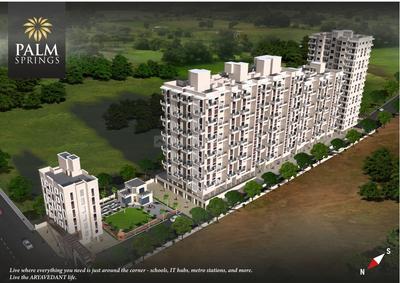 Image of 1119 Sq.ft 2 BHK Apartment / Flat for sale in Aryavedant Palm Springs, Ravet, Pune for Rs. 8500000