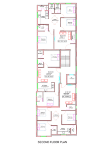 Floor Plan Image of 887 Sq.ft 2 BHK Apartment / Flat for sale in Madipakkam Chennai for Rs. 8426500