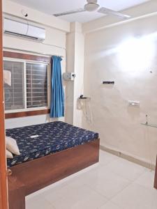 Bedroom Image of 650 Sq.ft 1 BHK Apartment / Flat for rent in Deveshi HRS Heritage, Rajendra Nagar Indore for Rs. 13500