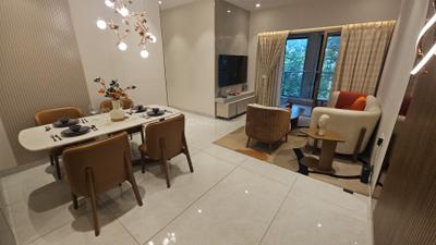 Living Room Image of 1250 Sq.ft 3 BHK Apartment / Flat for sale in Puravankara Purva Panorama, Thane West Thane for Rs. 30100000