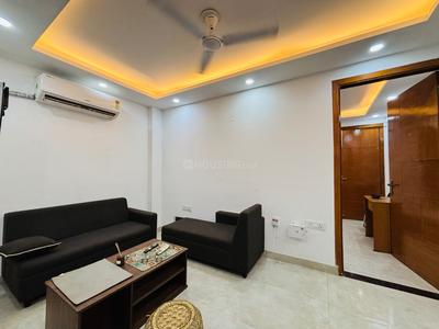 Living Room Image of 500 Sq.ft 1.5 BHK Builder Floor for rent in Malviya Nagar New Delhi for Rs. 42000
