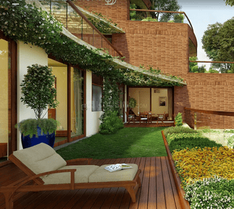 Balcony Image of 1967 Sq.ft 3 BHK Apartment / Flat for sale in Total Environment Pursuit of a Radical Rhapsody, K R Puram Bengaluru for Rs. 48500000