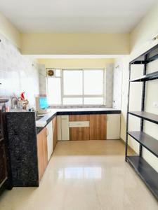 Kitchen Image of 600 Sq.ft 1 BHK Apartment / Flat for rent in Manoj Torna Prangan B Wing, Dhayari Pune for Rs. 12500