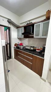 Kitchen Image of 914 Sq.ft 2 BHK Apartment / Flat for rent in Laabham Residency, Pipliyahana Indore for Rs. 20000