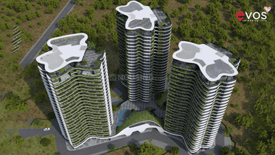 Image of 1490 Sq.ft 3 BHK Apartment / Flat for sale in Evos Amani, Chandaka, Bhubaneswar for Rs. 13600000