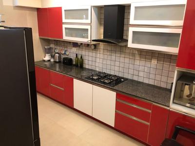 Kitchen Image of 1600 Sq.ft 3 BHK Apartment / Flat for rent in Puthiyangadi Kozhikode for Rs. 45000