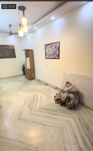 Bedroom Image of 500 Sq.ft 1 BHK Builder Floor for rent in Kalkaji New Delhi for Rs. 14000
