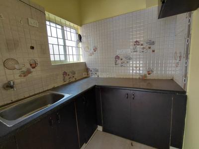 Kitchen Image of 450 Sq.ft 1 BHK Builder Floor for rent in Domlur Layout Bengaluru for Rs. 20000