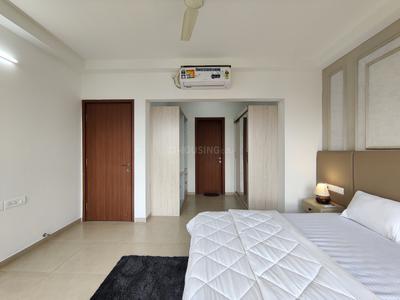 Bedroom Image of 1877 Sq.ft 3.5 BHK Apartment / Flat for rent in Bhartiya Nikoo Homes Phase 2, Thanisandra Bengaluru for Rs. 85009