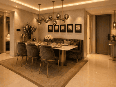 Living Room Image of 2500 Sq.ft 3.5 BHK Apartment / Flat for sale in Lokhandwala Minerva, Worli Mumbai for Rs. 149000000