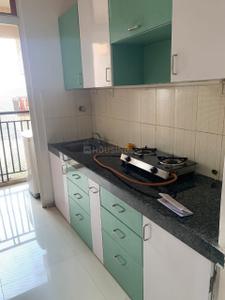Kitchen Image of 680 Sq.ft 2 BHK Apartment / Flat for rent in DB Ozone, Dahisar East Mumbai for Rs. 35000