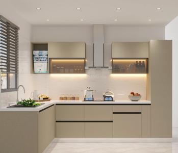 Kitchen Image of 1300 Sq.ft 2 BHK Builder Floor for sale in Ubber Palm Heights, Bhagat Singh Nagar Dera Bassi for Rs. 5400000