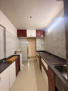 Kitchen Image of 600 Sq.ft 1 BHK Apartment / Flat for rent in Queens Court, Kalyan West Kalyan for Rs. 16499