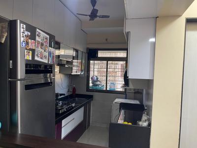 Kitchen Image of 680 Sq.ft 1 BHK Apartment / Flat for sale in Chandak Sparkling Wings, Dahisar East Mumbai for Rs. 9400000