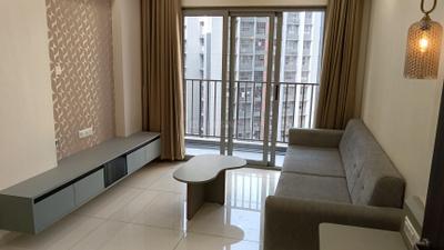 Living Room Image of 1250 Sq.ft 2 BHK Apartment / Flat for rent in Adani Aster Phase 1, Vaishno Devi Circle Ahmedabad for Rs. 40000