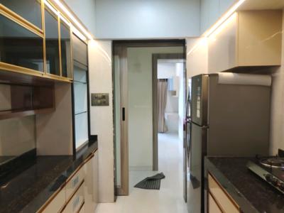 Kitchen Image of 900 Sq.ft 2 BHK Apartment / Flat for rent in Gurukrupa Marina Enclave, Malad West Mumbai for Rs. 60000