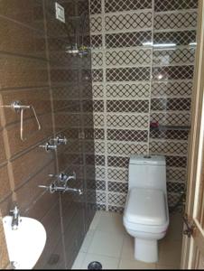 Bathroom Image of 155 Sq.ft 1 RK Builder Floor for rent in Chhattarpur New Delhi for Rs. 7000