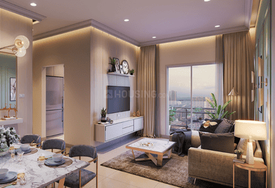 Living Room Image of 1096 Sq.ft 3 BHK Apartment / Flat for sale in Kalpataru Vivant, Jogeshwari East Mumbai for Rs. 35000000