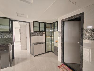 Kitchen Image of 1050 Sq.ft 3 BHK Apartment / Flat for rent in Noble Heights, Malad East Mumbai for Rs. 70000