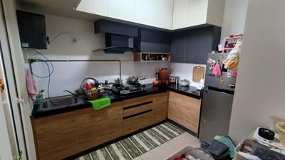 Kitchen Image of 985 Sq.ft 2 BHK Apartment / Flat for sale in Bhartiya Nikoo Homes Phase 2, Thanisandra Bengaluru for Rs. 13600000