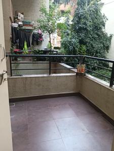 Balcony Image of 587 Sq.ft 1 BHK Apartment / Flat for rent in Siddhi Primus Society, Wakad Pune for Rs. 25000