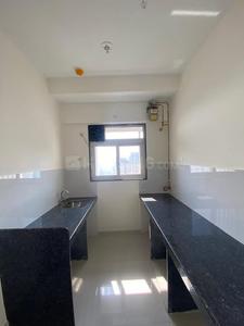 Kitchen Image of 520 Sq.ft 1 BHK Apartment / Flat for rent in Ashar Axis, Thane West Thane for Rs. 30000