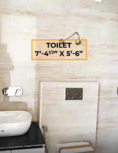 Bathroom Image of 2290 Sq.ft 3.5 BHK Apartment / Flat for sale in Nabha Zirakpur for Rs. 16500000