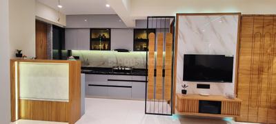 Kitchen Image of 1215 Sq.ft 2 BHK Apartment / Flat for sale in Sarjan Setu Altezza, Tragad Ahmedabad for Rs. 7000000