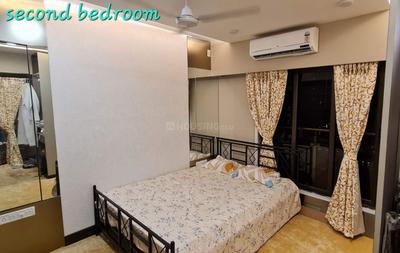 Bedroom Image of 1296 Sq.ft 2 BHK Apartment / Flat for rent in Aalay Empire Solitaire, Agripada Mumbai for Rs. 95000