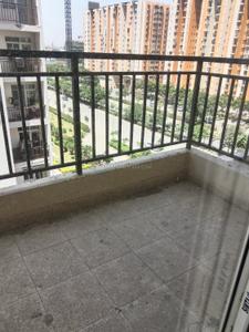 Balcony Image of 1709 Sq.ft 3 BHK Apartment / Flat for rent in Sanchar Palm Valley, Wave City Ghaziabad for Rs. 19000