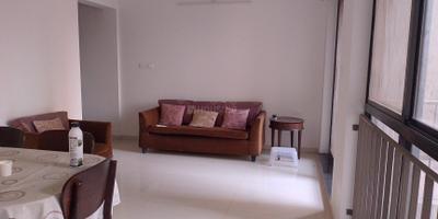 Living Room Image of 800 Sq.ft 2 BHK Apartment / Flat for rent in Shapoorji Pallonji Joyville Sensorium, Maan Pune for Rs. 26000