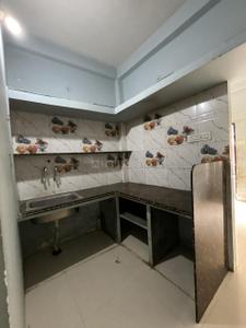 Kitchen Image of 429 Sq.ft 1 BHK Builder Floor for rent in Kalani Nagar Indore for Rs. 6500