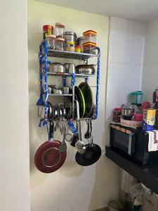 Kitchen Image of 610 Sq.ft 1 BHK Apartment / Flat for sale in Sai Satyam Residency B Building, Kalyan West Kalyan for Rs. 4000000